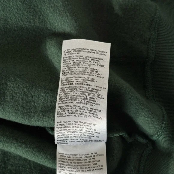 Supreme X Maison Margiela MM6 Zip Up Hoodie Skull Green - Picture 7 of 9